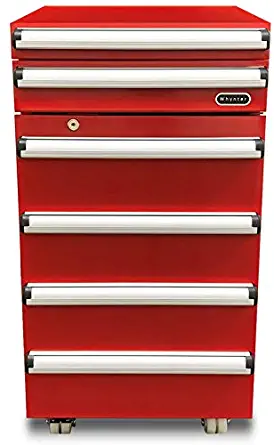 Whynter TBR-185SR Portable Tool Box Refrigerator with 2 Drawers and Lock, 1.8 cu. ft., Red
