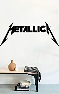 Wall Decals Metallica Logo Decor Stickers Vinyl MK0621