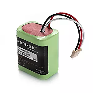 Powerextra 7.2V 3000mAh Ni-MH iRobot Mint 5200 Vacuum Replacement Battery Compatible with iRobot Braava 380, 380T, Mint 5200, 5200B, 5200C Floor Mopping Robots