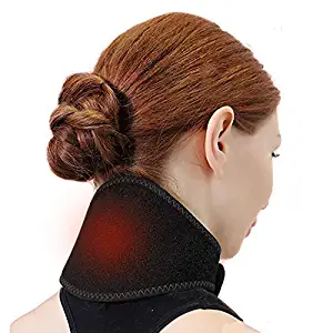 Xcellent Global USB Heated Pain Relief Therapy Neck Wrap Hot Therapy Neck Heating Pad for Neck Pain, Headache, Arthritis with 3 Adjustable Heating Modes, Auto Turn Off SP119