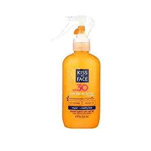 Kiss My Face Sun Spray Lotion SPF30 Sunscreen 8 oz
