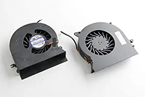 HK-part Fan Replacement for MSI GT72 2PE 2QE GT72S GT72VR 6RE 6RD 7RE 7RD MS-1781 MS-1782 Series Laptop Gpu Cooling Fan 3-Pin