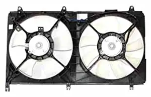 TYC 621650 Mitsubishi Galant Replacement Radiator/Condenser Cooling Fan Assembly