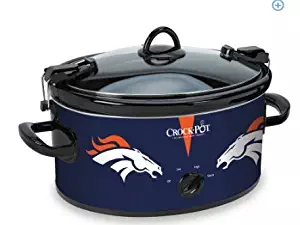 Denver Broncos Themed NFL Crock-Pot 6-Quart Slow Cooker