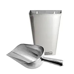 Ice or Grain Scoop and Scoop Holder Set - 12 Ounce