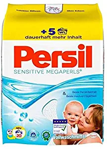 Persil Case of 5 Megaperls Sensitive Detergent - 5 X 1.33 Kilogram. (90 WL Total)
