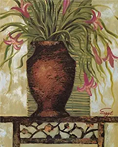 The Perfect effect Canvas of oil painting 'House Plant with Pink Flowers' ,size: 20x25 inch / 51x63 cm ,this Vivid Art Decorative Prints on Canvas is fit for Living Room gallery art and Home decoration and Gifts