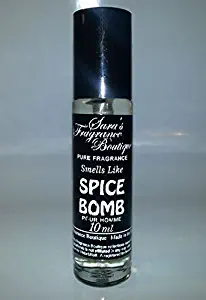 Sara's Fragrance Boutique Designer Oil Impression Of SpiceBomb For Men, 10mlFree Name Brand Sample-Vials With Every Order