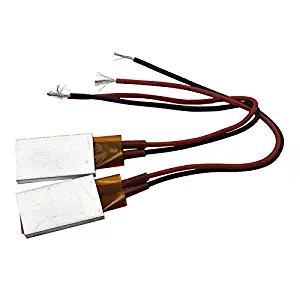 ADHERETOFLY 2 Pcs Heating Element Hair Dryer Accessories, PTC Heaters, Applicable Miniature Heating (12V, 220°C)