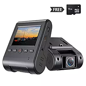 WELCAM Car Dash Cam 2.4" LCD FHD 1080p 170° Wide Angle Dashboard Camera Recorder with G-Sensor, WDR, Loop Recording