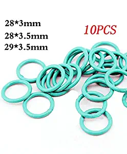 Hockus Accessories 10PCS 28x3mm 28x3.5mm 29x3.5mm Sealing Ring Exhaust Pipe Seal Waterproof O Ring Water Cooling O Ring Spare Parts for RC Boat/Car - (Color: 29x3.5mm)