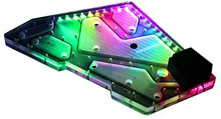 Bykski Distro Distribution Plate Waterway Block Pump High Performance RGB Build for PC Computer Water Cooling Computer Case Cougar Conqueror Liquid Cooler (for Cougar)