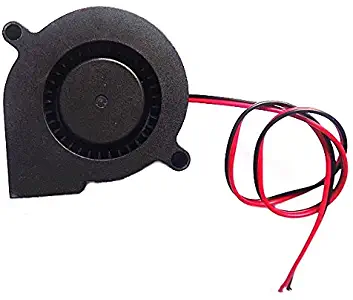 ILS - 10 Pieces 24V DC 0.1A 50mm50mm15mm Blow Radial Cooling Fan for 3D Printer