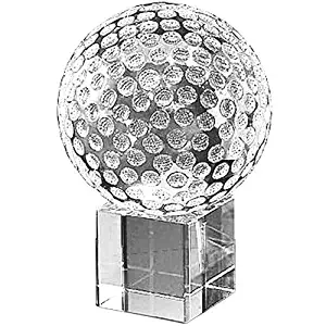 Amlong Crystal - Crystal Golf Ball with Crystal Stand