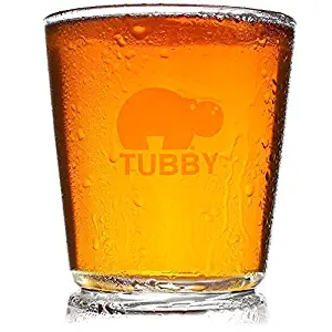 The Tubby - The Ultimate Beer Pint Glass 16 Ounce (Set of Two)