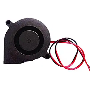 ILS - 3 Pieces 24V DC 0.1A 50mm50mm15mm Blow Radial Cooling Fan for 3D Printer