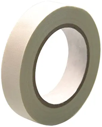 CS Hyde High Temperature Fiberglass Tape With Silicone Adhesive, Ivory 1/2 inch x 36 yards