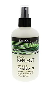 ShiKai - Color Reflect Mist & Go Conditioner, Spray On & Leave-In, Adds Shine & Detangles, Moisturizing & De-Frizzing Plant-Based Salon Quality Natural Hair Care (Unscented, 8 Ounces)