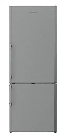 Blomberg BRFB1522SS 28" Bottom Mount Counter Depth Refrigerator with Ice Maker, Stainless Steel