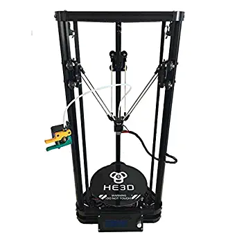 He3D K200 single head delta DIY 3d printer kit autolevel with heat bed- support multi material filament
