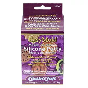 Easy Mold Silicone Molding Putty for Casting and Jewelry Making, 1/2-Pound