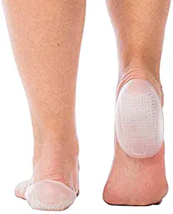 Tuli's Classic Gel Heel Cups, TuliGEL Shock Absorption Cushion Insert for Plantar Fasciitis and Heel Pain Relief, Large