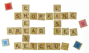 Wild and Wolf Complete Scrabble Refrigerator Game Set Fridge Magnets ABC Letter Alphabet Tiles, Garden, Lawn, Maintenance