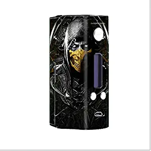 Skin Decal Vinyl Wrap for Wisemec Reuleaux RX200 Vape Mod / Scorpion Ninja Masked