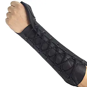 ArcheryMax Handmade Leather Arm Guard Bow Hand Shooting Glove