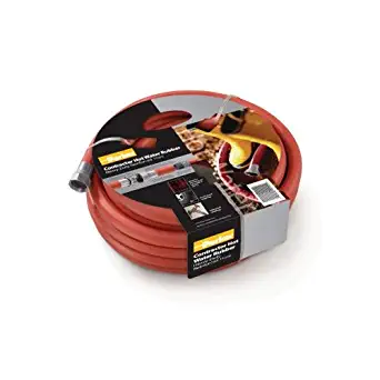 Parker Hannifin HWR3450 Rubber Cover HWR Premium Hot Water Hose Assembly, Red, 50' Length, 0.75" ID