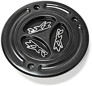 Krator Black Keyless Gas Cap Logo Twist Off Fuel Tank Cap For 2006-2008 Kawasaki ZX-14