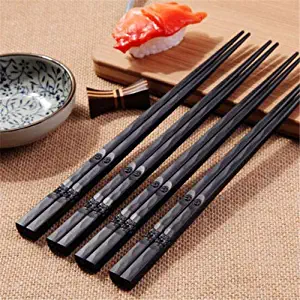 Creative 1 Pair Chopsticks Alloy Non Slip Sushi Chop Sticks Chinese Gift Memory Souvenir - Chopsticks