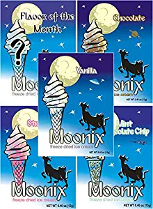 Moonix Freeze Dried Ice Cream VARIETY 5ct (Best Sellers