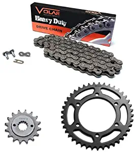 Volar Chain and Sprocket Kit - Heavy Duty for 1994-2009 Kawasaki Ninja 500 500R EX500