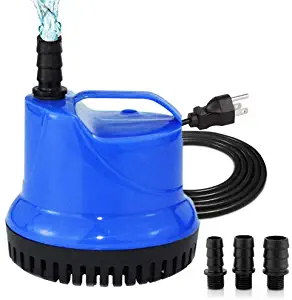 Lefunpets 475GPH-793GPH Submersible Water Pump, Ultra Quiet Fountain Submersible Circulation Water Pump with Handle for Fish Tank, Aquarium, Hydroponics, Pond