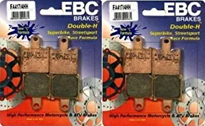 2007-2012 Kawasaki ZX600 Ninja ZX-6R EBC Sintered Double H Front Brake Pads (2 Sets) FA417/4HH