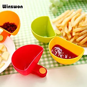 Herb & Spice Tools | 1Pcs Dip Clips Kitchen Bowl Kit Tool Dish Spice Clip For Tomato Sauce Salt Vinegar Sugar Flavor Spices Holder Kitchen Spice Tool | By ATUTI