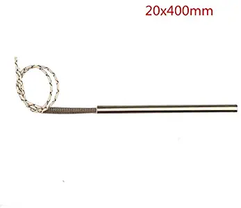 Tool Parts 10 pcs 20x400mm /0.79x15.75" Cartridge Heater,2000W/2500W/3250W Hot Rod Heating Element Replacement - (Color: 24V, Specification: SUS201 20x400mm2000W)