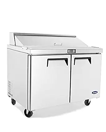 Atosa MSF8302 48″ Prep Table Refrigerator 2 Year PARTS + LABOR / 5 Year Compressor WARRANTY