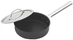 Cuisinart AN33-24H Nonstick Hard-Anodized 3-1/2-Quart Aluminum Saute Pan with Lid and Helper Handle