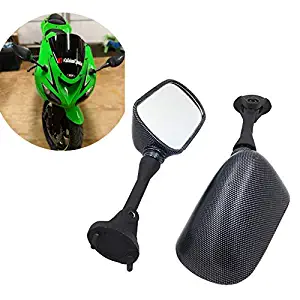 For Kawasaki Ninja 636 Zx6Rr 2005-2008 Zx10R 2004-2008 Carbon Oem Replacement Mirror