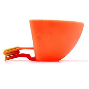 Fiesta LINSBAYWU 1Pcs Dip Clips Kitchen Bowl kit Tool Small Dishes Spice Clip For Tomato Sauce Salt Vinegar Sugar Flavor Spices: orange