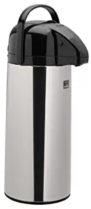 Zojirushi AAPE-25SCXA Air Pot Beverage Dispenser, 2.5 Liters, Polished Stainless, Made in Japan