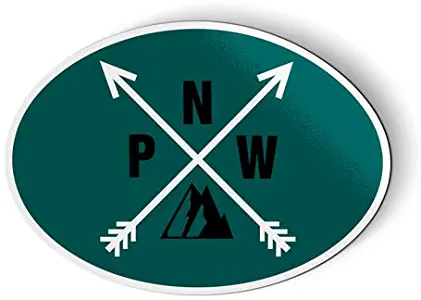 AK Wall Art Pacific Northwest PNW - Magnet - Car Fridge Locker - Select Size