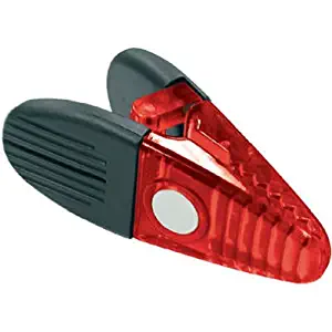 MAGNETIC CLIP RED LG 2PC