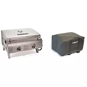 Cuisinart CGG-306 Chef's Style Stainless Tabletop Grill + Cover