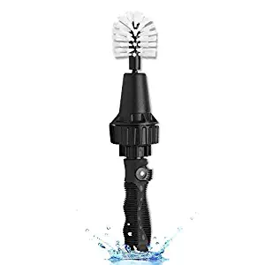 Brush Hero- Wheel Brush, Premium Water-Powered Turbine for Rims, Engines, Bikes, Equipment, Furniture and More (Starter)