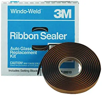 3M 08612 Window-Weld 3/8" x 15' Round Ribbon Sealer Kit