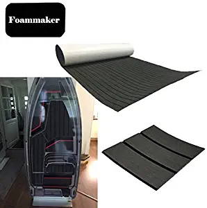 Foammaker High Density EVA Non-Slip Marine Teak Decking Sheet, DIY Flooring for Boat, Yacht
