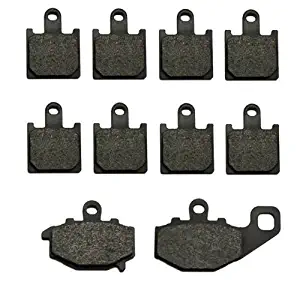 Volar Front & Rear Brake Pads for 2007-2012 Kawasaki Ninja ZX6R ZX600